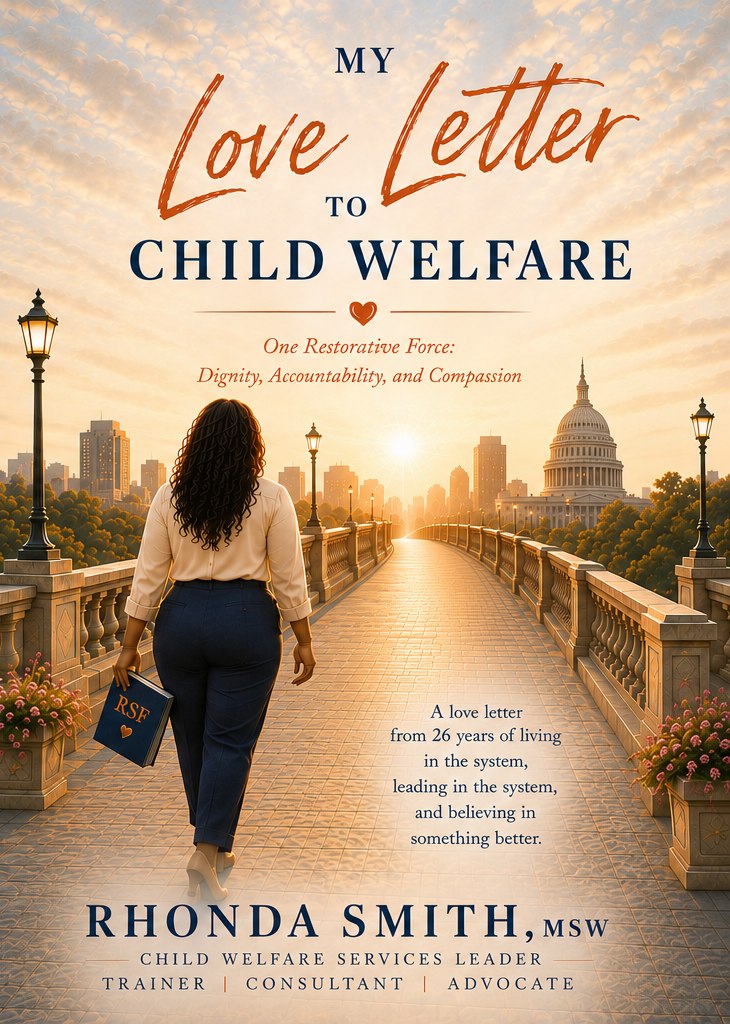 Book cover for My Love Letter to Child Welfare by Rhonda Smith, MSW
